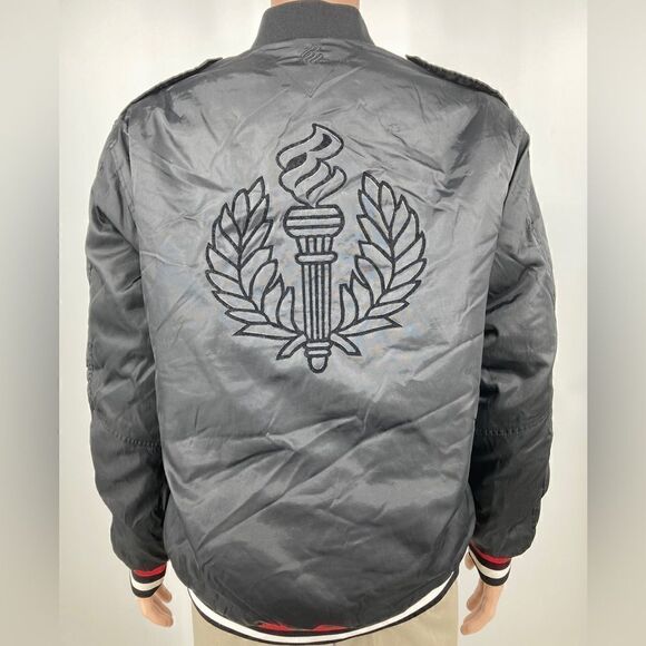 Rocawear Men’s Black Embroidered Jacket Size M - Picture 3 of 11
